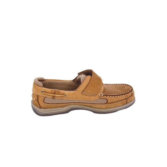 REEL LEGENDS ADMIRAL TAN LEATHER DECK SHOES MEN'S SIZE 8 M NEAR MINT CONDITION! - Picture 2 of 6